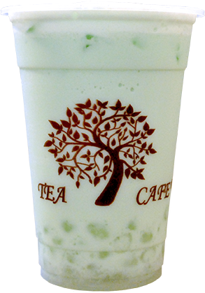 Tea Tree Cafe Peppermint Milk Tea with White Pearls